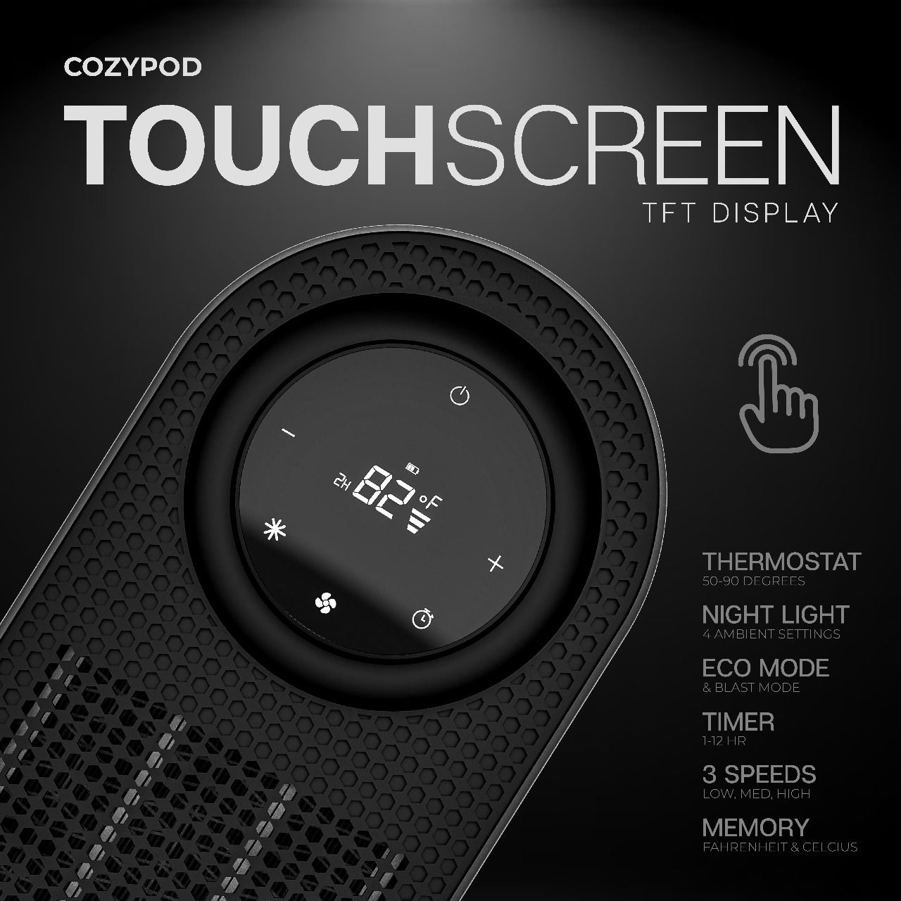 Riscaldatore portatile CozyPod con spina