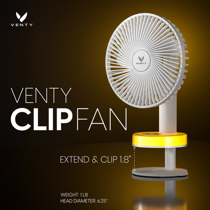 Ventilatore a clip Venty