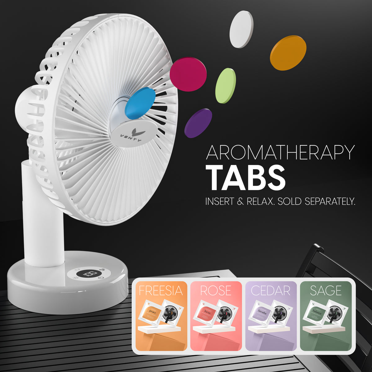 Ventilatore a clip Venty