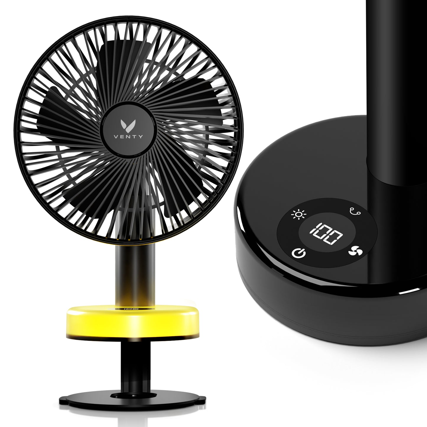 Ventilatore a clip Venty
