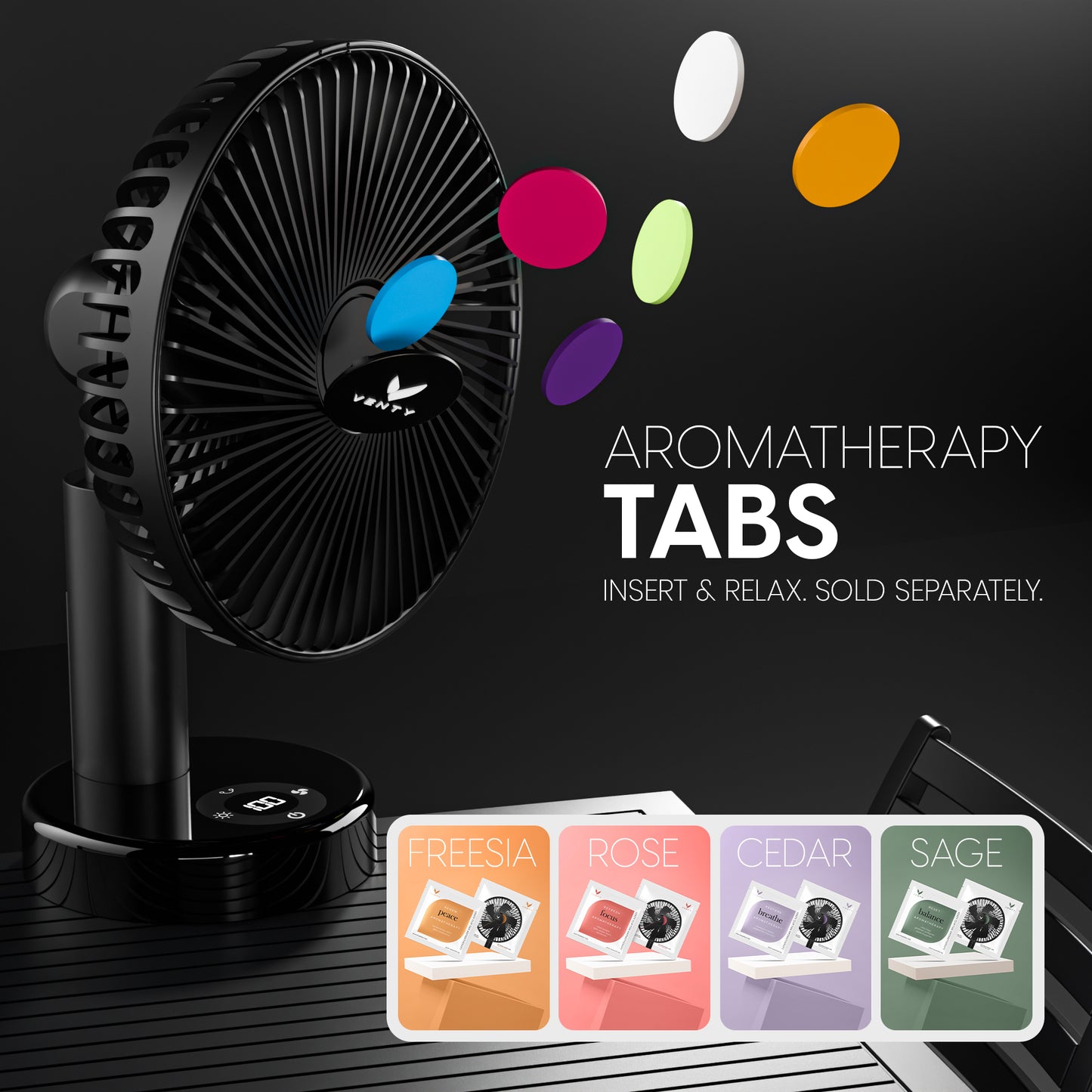 Ventilatore a clip Venty