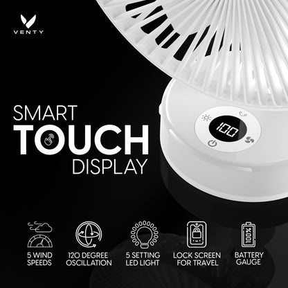 Ventilatore a clip Venty